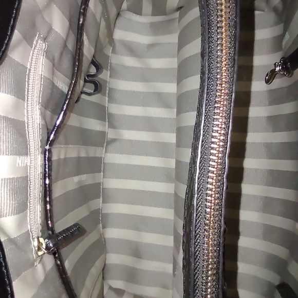 Brahmin Elisa Satchel w/ Wallet Gray/BlkMulti - Picture 5 of 16